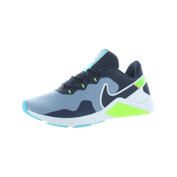 Nike Mens Legend Essential 2 Gym Fitness Running Shoes Blue 10 Medium (D)