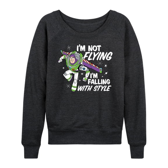Toy Story - Im Not Flying - Women's Lightweight French Terry Long Sleeve Shirt