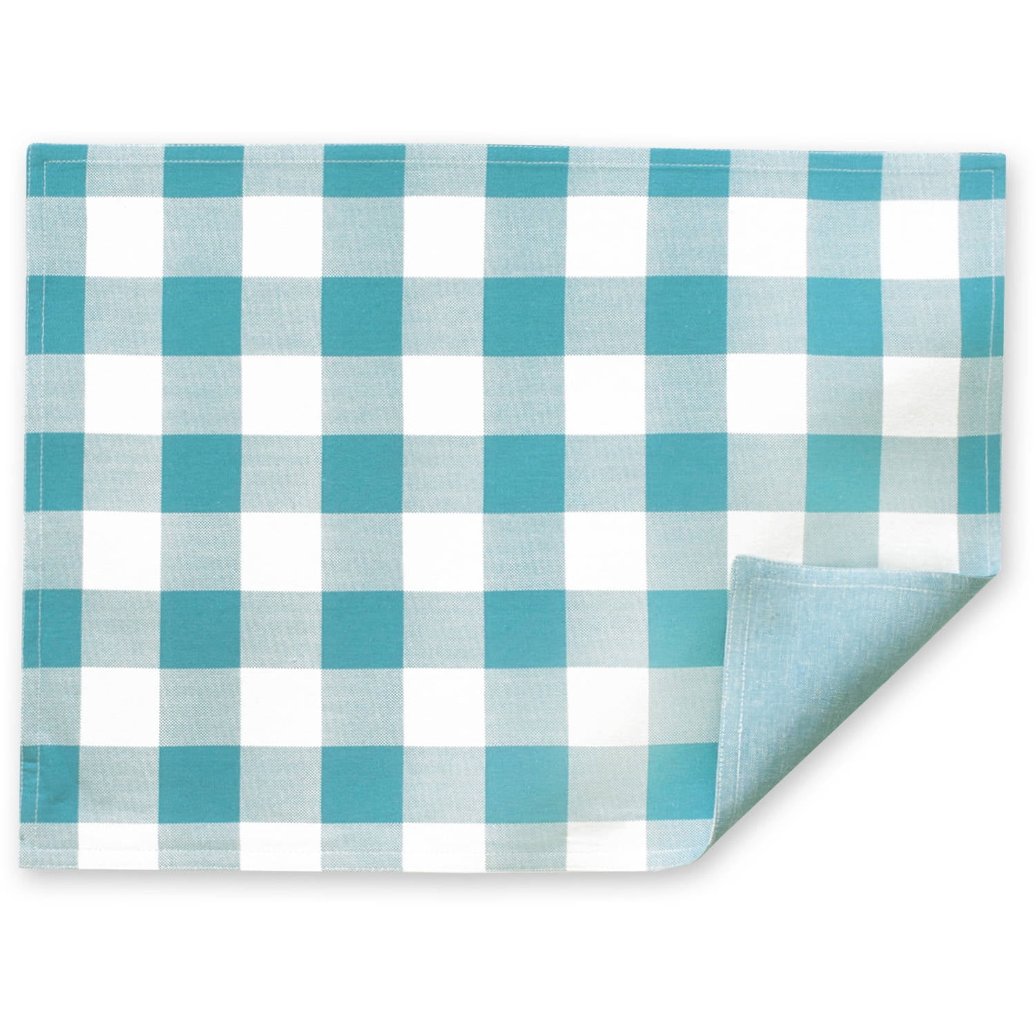 The Pioneer Woman Charming Check Teal Placemat Walmart Inventory