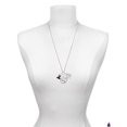 thumbnail image 3 of Delight Jewelry Resin Purple Panda Bear Let Things Go Fall Zoey Charm Necklace, 28", 3 of 4