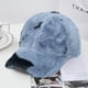 thumbnail image 4 of Gorras de béisbol para mujer, sombrero para el sol Unisex a la moda, sombreros de tamaño ajustable para verano e invierno, gorra de béisbol de felpa con estampado de pentagrama de piel sintética de, 4 of 5