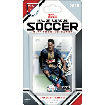 Philadelphia Union 2018 Topps MLS Soccer Factory Sealed 9 Card Team Set with C.J. Sapong and David Accam