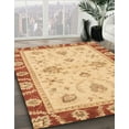 thumbnail image 2 of Ahgly Company Indoor Rectangle Abstract Orange Abstract Area Rugs, 3' x 5', 2 of 6