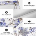thumbnail image 6 of Purple Brown Spring Floral Outdoor Rug for Patio/Deck/Porch, Non-Slip Large Area Rug 4 x 6 Ft, Watercolor Blooming Botanical Summer Indoor Outdoor Rugs Washable Area Rugs, Camping Rug Carpet Runner, 6 of 8