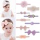 thumbnail image 3 of Girls'Love Talk Baby Terraps, 4 piezas de turbantes para bebés y niñas, diademas, joyería para bebés, accesorios para el cabello con flores, regalos para bebés, regalo de bautizo, 3 of 5