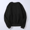thumbnail image 6 of Cnbwig Sweatshirts for Women Trendy Tops Letter Printed Crew Neck Hoodless Long Sleeve Drop Shoulder Pullover Loose Sweatshirt Ladies Sweater Jacket A-Black L, 6 of 6