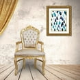 thumbnail image 3 of Popp, Grace 12x14 Gold Ornate Wood Framed with Double Matting Museum Art Print Titled - Water Drops II, 3 of 4
