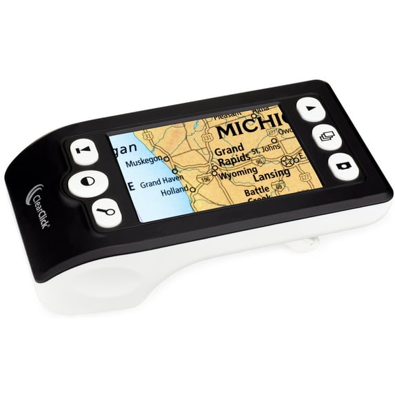 ClearClick Portable Handheld Digital Magnifier with 3.5" LCD and Up to 10x Magnification - Electronic Vision Reading Aid