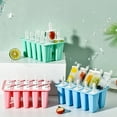 thumbnail image 3 of EINCcm Popsicles Molds, Silicone Ice Pop-Molds, Easy Release Ice Cream Mold, Reusable Popsicle Stick with for Homemade Popsicles & Ice Cream, Watermelon Red, 3 of 8