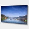 thumbnail image 2 of Bateaux dans le Lac Pokhara - Art Mural Moderne sur Toile, 2 of 3