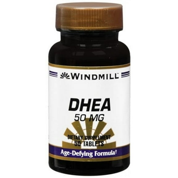 Windmill DHEA 50 mg Tablets 50 Tablets (Pack of 2)