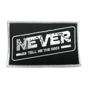 Never Tell Me The Odds Patch Star Wars Movie Han Solo Empire Strikes Back Gift