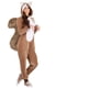 thumbnail image 4 of Pijama de ardilla marrón de buena calidad para adultos, disfraz de Halloween, regalo de Navidad para niños, 4 of 5