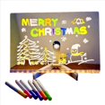 thumbnail image 2 of 2X Tablero de Dibujo Luminoso Acrílico con LED para Niños, Juguete Antiarañazos, Borrable, Ajustable, con Letras, Mensajes, Notas, Regalo de Cumpleaños, 2 of 5
