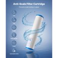 thumbnail image 2 of KFFKFF Whole House Water Filter Replacement Cartridge, 4.5" x 20" Polyphosphate Scale Inhibitor Filter for Whole Home Water Filtration System, Reduce Chlorine, Taste, Odor, Prevent Corrosion, 2 of 9