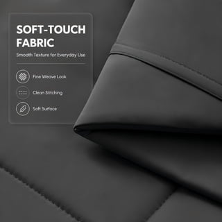 Soft Spandex‑Blend All‑Season Comforter, Box Quilted Polyester Fill, Machine Washable Down Alternative Bedding Comforter