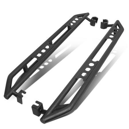Rocker Bar For 2018 to 2019 Jeep Wrangler JL 4 -Door Unlimited Pair Heavy Duty Steel Tubing Rocker Slider Side Step Nerf Bar Running Boards ()