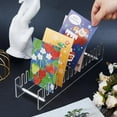 thumbnail image 3 of Acrylic Card Display Stands 16 Slot Greeting Card Display Stand Rectangle Postcards Display Rack Portable Card Holder Clear Tabletop Photo Organizer for Home Retail Counter Show 32x8.2x7cm Clear DIY, 3 of 6