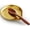 Gold, variant on Stainless Steel Spoon Rest, Spatula Ladle Holder, Stainless Steel Utensil Spoon Rest Holder, Brushed Finish, Dishwasher Safe 5.9 x 5.1 Inch (Round Silver 1PC)
