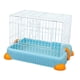 thumbnail image 3 of Jaula para conejos, casa para animales pequeños con bandeja separada, jaula de hábitat, jaula para conejos de interior, jaula para conejillos de india azul, 3 of 9