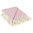thumbnail image 1 of Design Imports CAMZ10376 Diamond Stitch Throw - Rose, 1 of 10