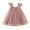 Pink, variant on Chenyin Kids Baby Mesh Dresses for Girls Summer Toddler Flying Sleeve Princess Dress Girls Halter Tutu Sundress for 18 Months to 6 Years Old