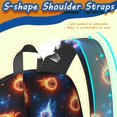 thumbnail image 5 of Baseballs and Auras Pattern 17" Waterproof Oxford School Backpacks for Teens, S-Shape Padded Straps, for School, Travel, Hiking, Camping, 5 of 5