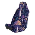 thumbnail image 2 of Balery Floral Hippie Mushrooms Funda de Asiento para Auto con Diseño - Cubierta Frontal Suave y Transpirable con Protector Antideslizante- 1 Unidad, 2 of 5