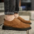 thumbnail image 6 of Men's Classic Suede Urban Oxford Shoes Leather Fashion Casual Shoes Non-Slip TPR Cargo Shoes, 6 of 14