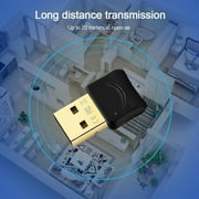 QHUDLV 5.0 Bluetooth Adapter USB Bluetooth Transmitter Laptop Headset Receiver Dongle Data Printer Audio