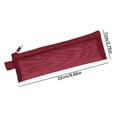 thumbnail image 3 of Bolsa portátil de malla con cremallera, organizador de papelería transparente de gran capacidad, bolsa multifuncional para cosméticos o monedas para viajes de oficina, 3 of 4