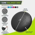 thumbnail image 2 of Balance Disc Trainer ProSourceFit Core de 14 pulgadas con bomba negra, 2 of 5