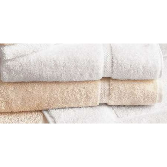 Set of 1 Dozen MARTEX BRENTWOOD  Bath Towel 27 x 54 In Color White