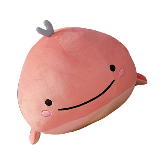 Bewildely Juguete de peluche de ballena, muñeco de pez, almohadas flexibles para dormir, accesorios, muñecos de ballenas, adornos para niños y Animales de peluche y juguetes de peluche