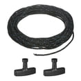 thumbnail image 1 of Cuerda de arranque de retroceso Uxcell 3mm 10m Cuerda de nylon con mangos Negro Azul, Negro, 1 of 1
