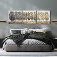 thumbnail image 6 of Epic Art 'Gilt Foliage' by Tim O'Toole, Acrylic Glass Wall Art, 3 Piece Set, 72" x 24", 6 of 8
