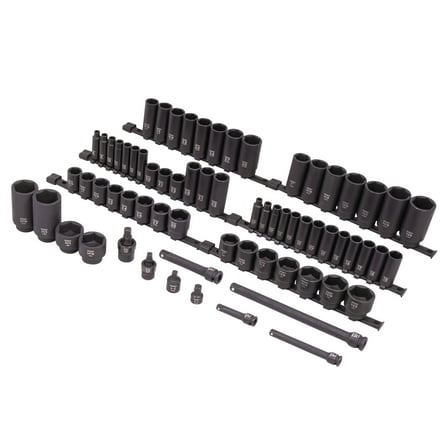 Sunex 1068 68 Piece Mixed Dr Master Impact Socket Set
