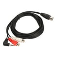thumbnail image 1 of 5 Pin To 2  And 3.5mm Adapter Cable, Plug And Play Multipurpose Accurate Workmanship Connection Cable  For Stereo Systems For HiFi Equipment, 1 of 8