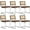 Brown, variant on Natural Rattan Dining Chairs Set of 2/4/6, Upholstered Mid-Century Modern Dining Room Chairs with Cane Backrest, Retro Velvet Kitchen Chairs with Chrome Base
