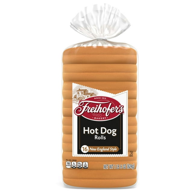Freihofer's Hot Dog Rolls New England Style, 16 ct.