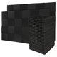 thumbnail image 4 of Paneles Absorbentes de Sonido de Espuma Insonorizada Acústica de 100 Piezas Paneles de Aislamiento Acústico Cuña para Paredes de Estudio Techo 1 x 12 x 12 Pulgadas, 4 of 9