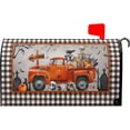 thumbnail image 1 of Halloween Fall Mailbox Cover Magnetic Large Size 25x21 Inch Halloween Mailbox Cover Holiday Fall Mailbox Covers Magnetic Halloween Mailbox Decorations Mailbox Wraps Post Letter Box Cover for Outside, 1 of 5