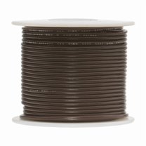 Remington Industries 24 AWG Stranded Hook-Up Wire, UL1007 300V, 500 ft Length, Brown