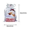 thumbnail image 2 of HOZADOIE A Drawstring Home Decor Christmas Decoration Drawstring Drawstring Candy Bag (16*24cm), 2 of 7
