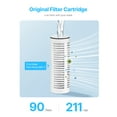 thumbnail image 2 of VEVOR Pitcher Water Filter Replacements,3-pack Water Filters for Pitchers and Dispensers, No BPA, Last 3 Months or 211 Gallons, Reduce Chlorine, Rust, Odors, PFOA/PFOS, for Water Filter Pitcher 6287, 2 of 9