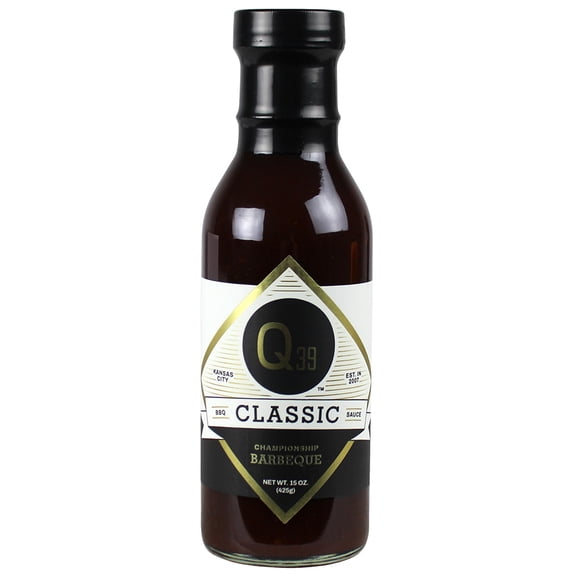 Q39 Classic BBQ Sauce Fruity, Sweet & With Some Spice Gluten-Free 15 Ounces