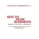 Alfred 00-V1024 Clés des Rudiments de Musique- Cahier d'Exercices des Élèves N° 1 - Livre de Musique – image 1 sur 1
