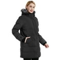 thumbnail image 6 of Wantdo Women's Warm Puffer Jacket Windproof Winter Jackets Long Parka Charcoal S, 6 of 8