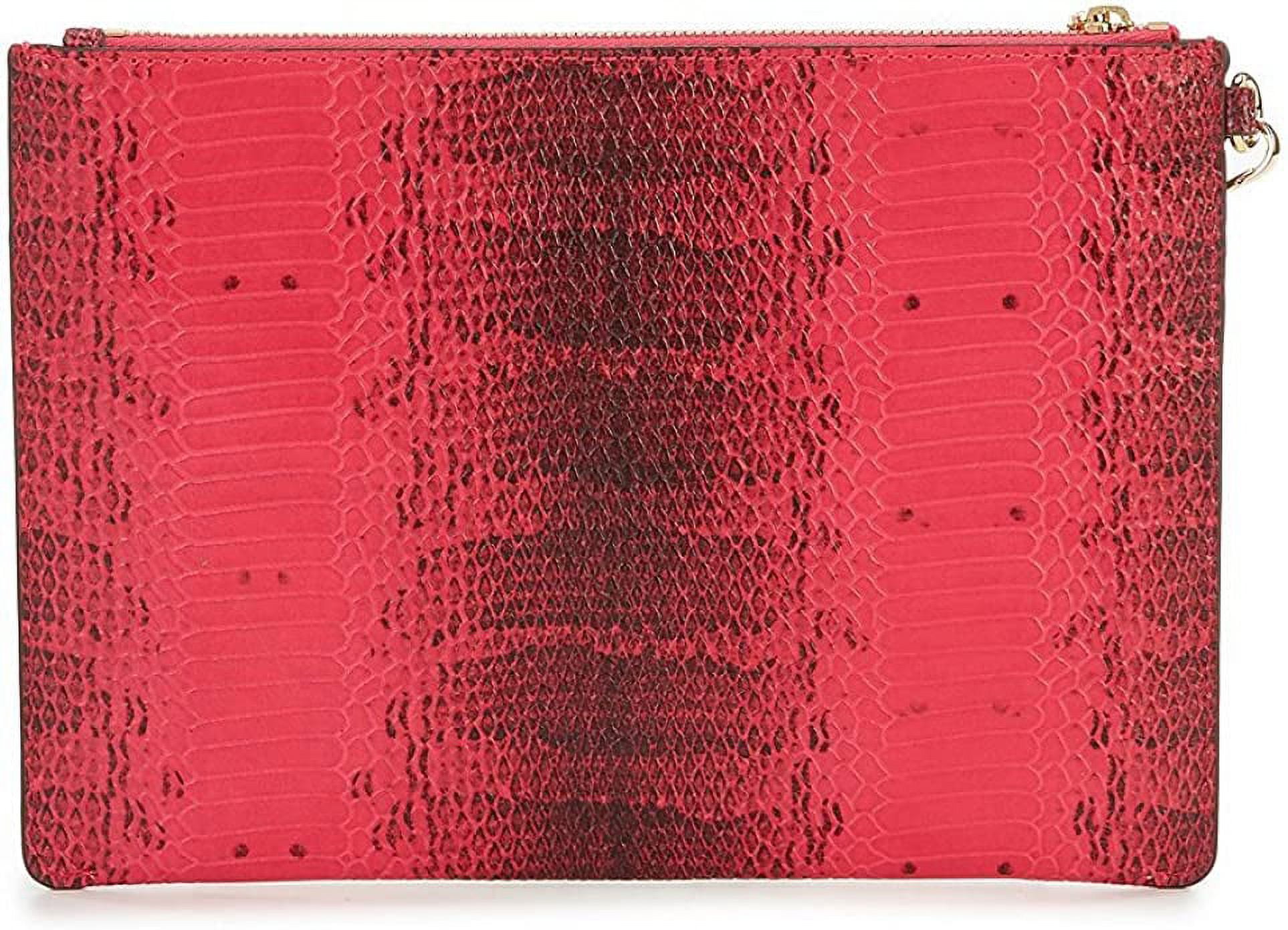 Leather clutch bag Michael Kors Pink in Leather - 28472066