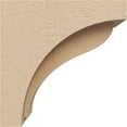 thumbnail image 3 of 4"W x 8"D x 8"H Classic Helena Rough Cedar Woodgrain TimberThane Corbel, Primed Tan, 3 of 6